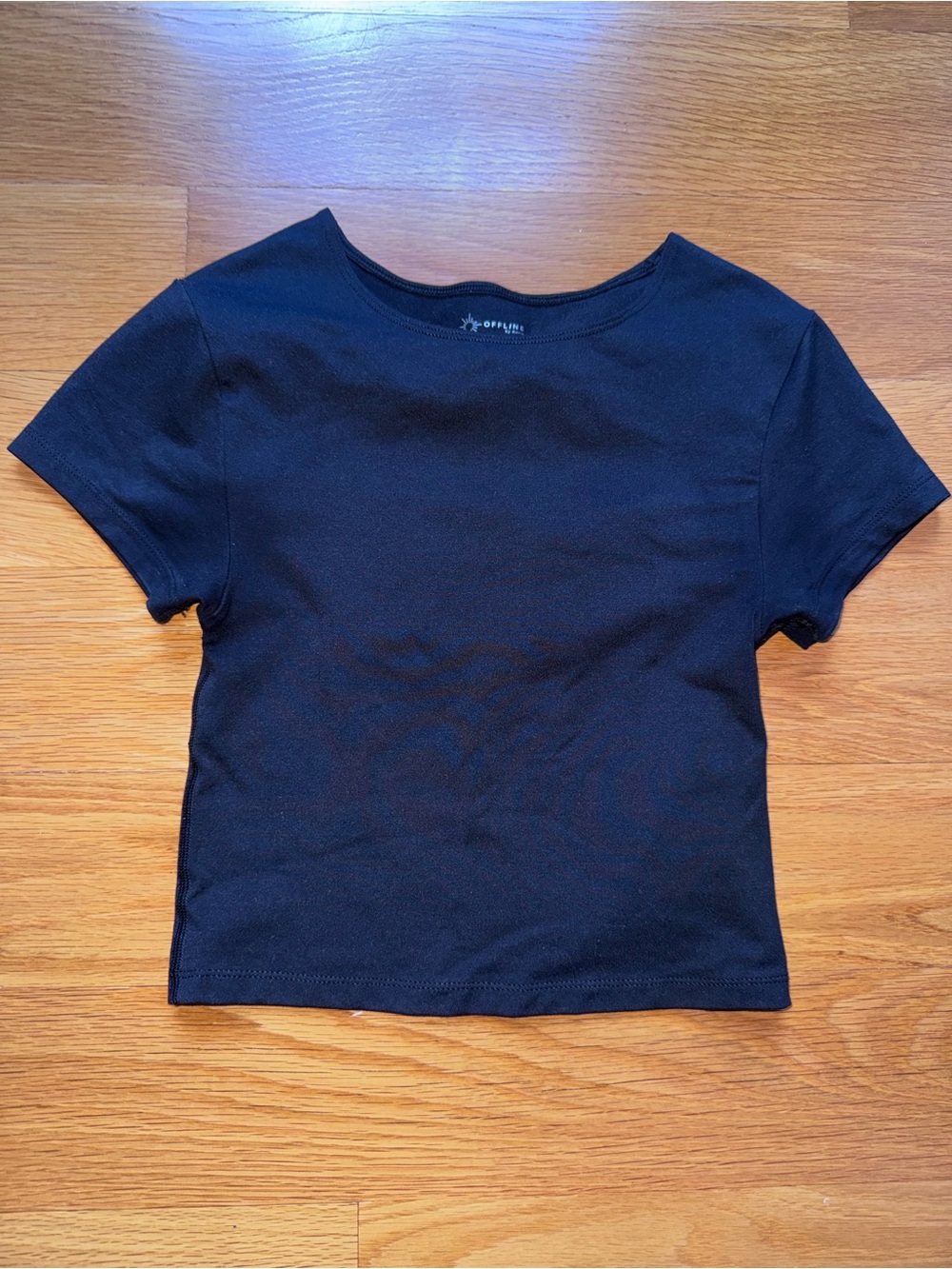 Aerie OFFLINE Black Tee